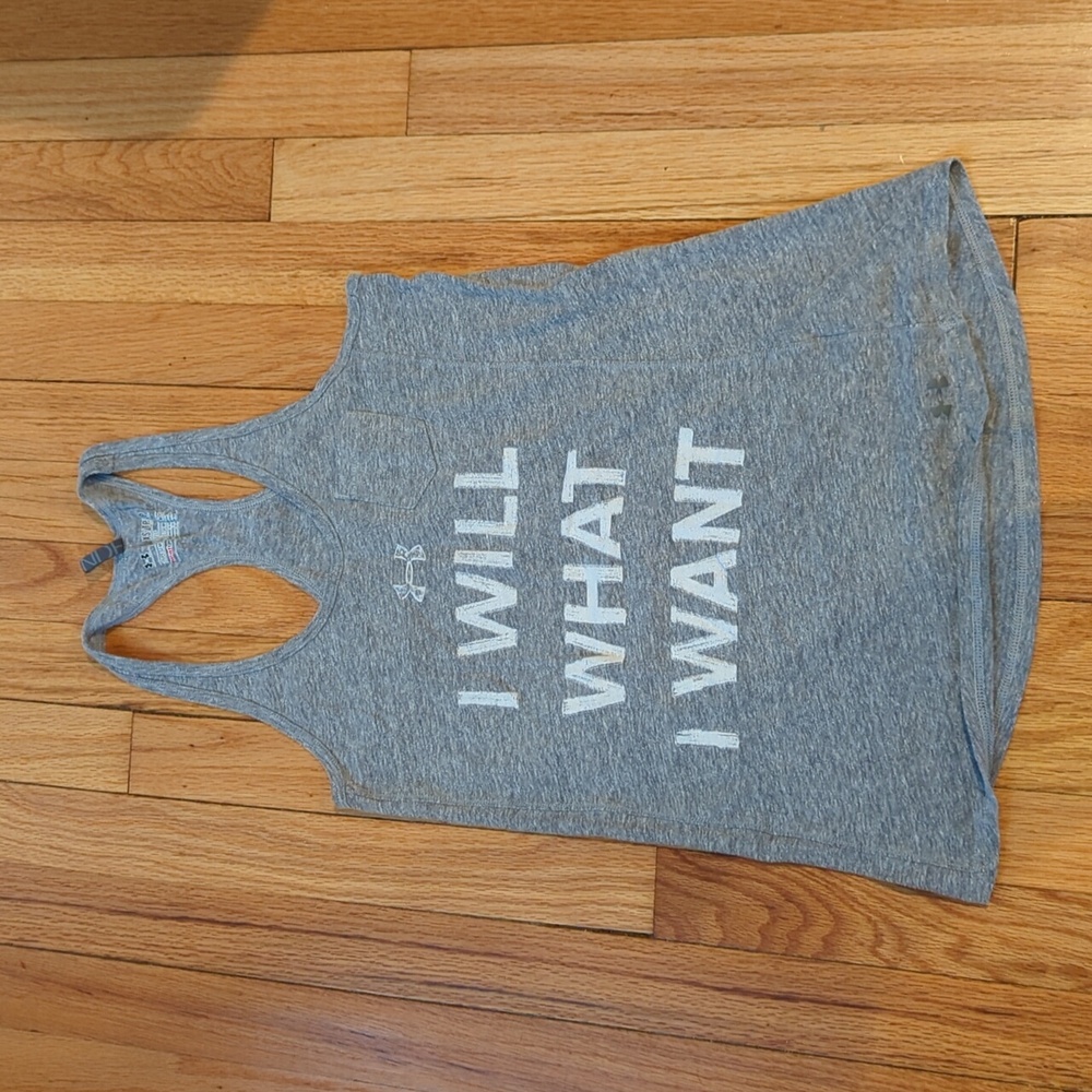 Under Armour gray racerback tank